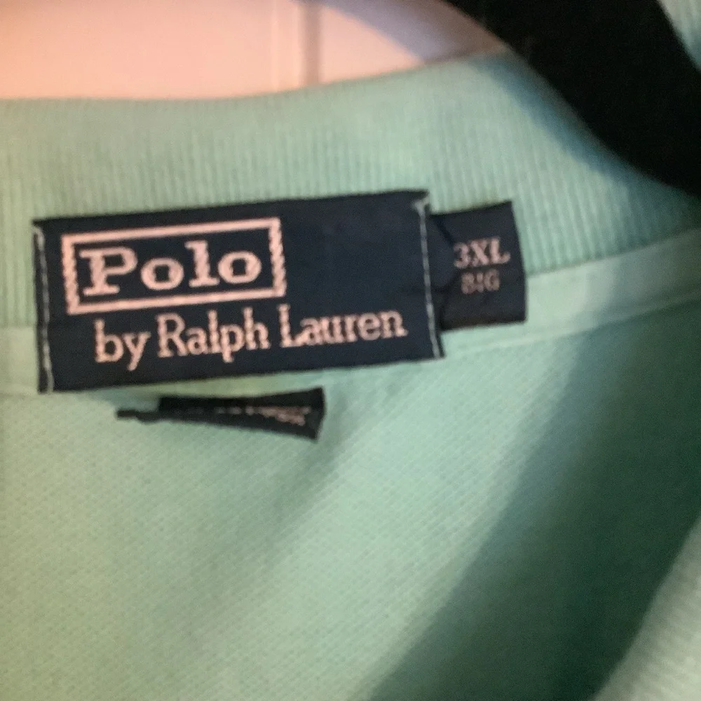 Polo by Ralph Lauren Men's Light Aqua Green‎ Polo Shirt